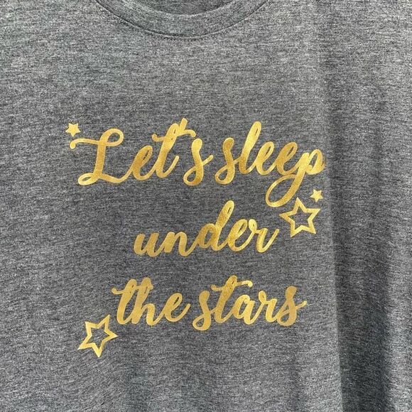 Cynthia Rowley Sleepwear "Let's Sleep Under The Stars" Gown Blue Women Large NWT - Picture 2 of 6